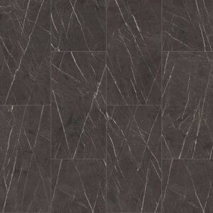 twist tiles - black pietra marble